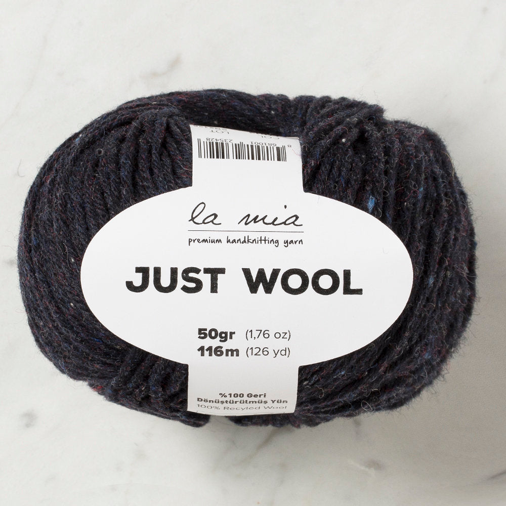 La Mia Just Wool Koyu Lacivert El Örgü İpi - LT012